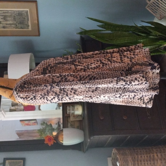 Anthropologie Show Me Your Mumu "Joni" Snake Print Long Sleeve Dress - Picture 5 of 14
